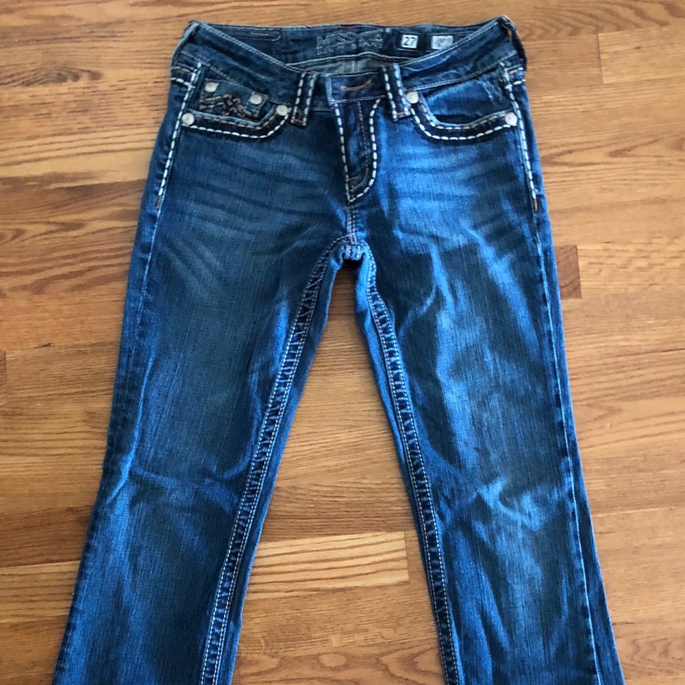Miss Me Irene bootcut jeans.